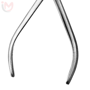 Pince orthodontique bec d'oiseau 12,5 cm argentée, instrument chirurgical dentaire manuel de classe I - Product Image 4