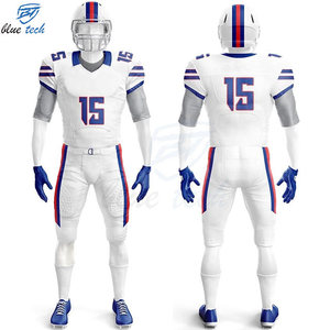 Custom Logo Short American Football Jersey Pants Set Sublimation Football Uniform for Men Team Sportswear Breathable Quick Dry - Product Image 4