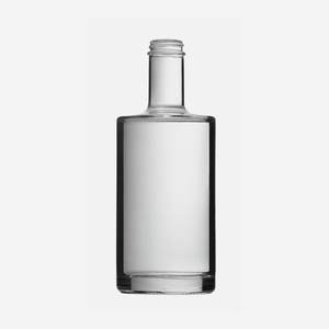 Botellas de Vidrio Transparentes Estándar CF Impresas Personalizadas de 750 ml, 1 L, 1.75 L, 700 ml, 375 ml, 500 ml para Vodka, Ron, Whisky con Tapón de Corcho - Product Image 2