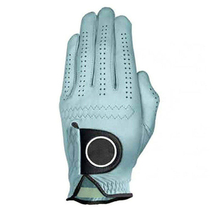 Gant de golf unisexe Vantrex blanc en cuir Cabretta, à doigts complets, anti-UV, antidérapant, à enfiler, pour la main gauche, sport - Product Image 1