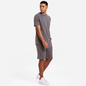 Ensemble de survêtement décontracté pour homme en polyester tricoté imprimé à manches courtes, nouvelle collection été 2025, tendance, séchage rapide - Product Image 2