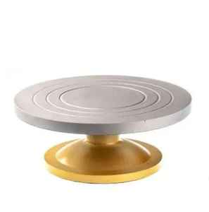 Soporte Simple Dorado para Pastel, Plato para Exhibición de Postres, Soporte para Cupcakes, Decoración Elegante y Minimalista de Metal para Bodas, Cumpleaños y Fiestas - Product Image 3