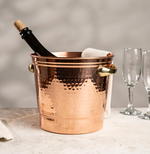 Gran oferta, cubo de hielo de cobre Premium hecho a mano con elegante textura martillada, perfecto para celebraciones y reuniones de lujo - Product Image 2