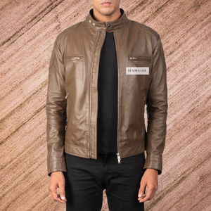 Venta caliente Moda Hombres Chaqueta de cuero genuino Cremalleras Diseño Chaqueta de moda para hombres Disponible a precio a granel - Product Image 4