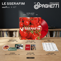 [Album original coréen authentique à 100 %] LE SSERAFIM 1er album single 'SPAGHETTI Paper (Aléatoire)' Album K-pop pour tous les âges