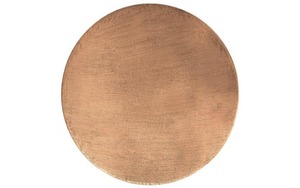 Mesa de Centro Redonda Moderna de Ratán Cromado Aura, Muebles Hechos a Mano para Sala de Estar, Marco de Madera Natural, Diseño Contemporáneo - Product Image 6
