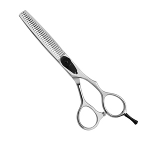 กรรไกรตัดผมคุณภาพสูงระดับมืออาชีพ ทำจากสแตนเลส พับได้ น้ำหนักเบา สำหรับคนถนัดขวา เหมาะสำหรับการตัดผมบาง - Product Image 1