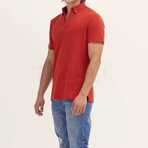 Chemise polo rouge classique pour homme, style 2k26, manches courtes, vêtements décontractés de qualité supérieure pour le golf et les occasions professionnelles - Product Image 3