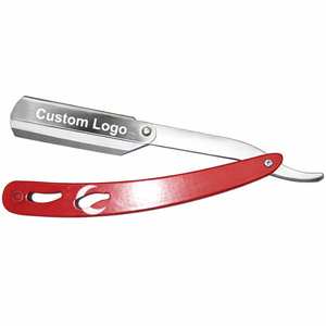 Maquinilla de Afeitar de Acero Inoxidable con Mango de Plástico Premium, Logotipo Personalizado OEM, Herramienta de Aseo Profesional y Duradera para Hombres - Product Image 5