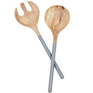 Juego de Cucharas Hechas a Mano de Madera de Mango y Acacia con Palillos – Cubiertos de Madera Natural Reutilizables, Logotipo Personalizado OEM - Product Image 5