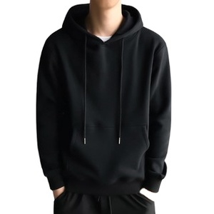Dernière mode : Sweat à capuche d'hiver personnalisé pour homme, 100 % coton, uni, décontracté, doublé, en tissu polaire, vente en gros OEM - Product Image 2