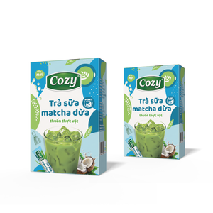 Produits d'exportation du Vietnam, poudre de thé sans sucre, thé aromatisé, 10gr 15gr par sachet, boîte d'emballage de thé, saveur banane - Product Image 1