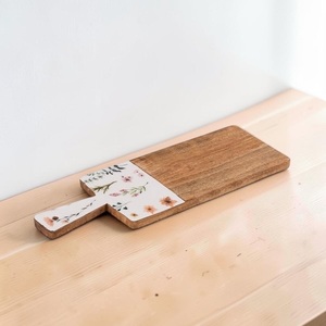 Planche à découper en bois d'acacia émaillée artisanale de qualité supérieure Unicorn Handicrafts, planche de cuisine faite à la main, planche de service - Product Image 4