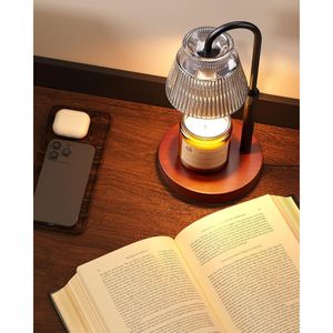 Lámpara Calentadora de Velas Regulable con Temporizador y 2 Bombillas para Velas Aromáticas en Frasco, Ideal para el Hogar o como Regalo de Cumpleaños para Mujeres - Product Image 2