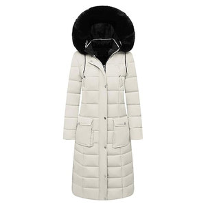 Manteau d'hiver long imperméable pour femme, veste épaisse en duvet alternatif, parka matelassée chaude et isolée avec capuche, coupe-vent et résistante au froid - Product Image 1