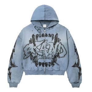 Sudadera con Capucha para Hombre, Diseño Profesional con Logotipo de Marca, Algodón Mezclado, Estilo Urbano, Novedad - Product Image 3