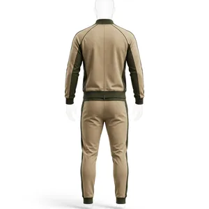 Chaqueta Deportiva Ligera para Hombre, Color Marrón Real, con Bolsillos Laterales, Estilo Casual, Corte Holgado, 100% Algodón, para Verano - Product Image 2