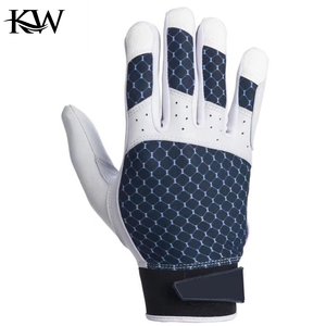 ถุงมือเบสบอลหนังแท้พิมพ์โลโก้ได้ คุณภาพพรีเมียม สำหรับนักกีฬา ระบายอากาศได้ดี กันน้ำ  แบบนิ้วแยก - Product Image 6