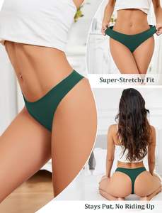 Tanga de Verano para Mujer, Cómoda, de Tejido Suave, Transpirable, Elástica, para Uso Diario, Agradable al Tacto - Product Image 6