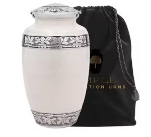 Contemporary Aluminium <b>Keepsake</b> Urns Small Ashes Holder Mini <b>Memorial</b> Cremation Urn Tribute Display - Product Image 6