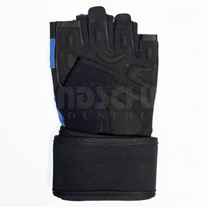 Guantes de Levantamiento de Pesas de PU de Calidad Increíble, con Hebilla, para Crossfit, Protección de Palmas, Entrenamiento, Medios Dedos, Unisex, Gimnasio, Fitness, Deportes - Product Image 2