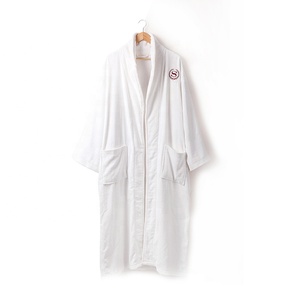 <span class=keywords><strong>Peignoir</strong></span> d'Hôtel Sheraton Haute Qualité, <span class=keywords><strong>Grande</strong></span> <span class=keywords><strong>Taille</strong></span>, Unisexe, Blanc, 100% Coton Peigné Nid d'Abeille - Product Image 2