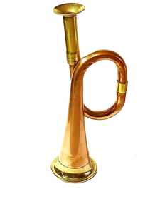 แตรทองเหลืองแท้ทันสมัย ของขวัญที่ดีที่สุดสำหรับเด็ก ของเล่นเด็ก ของขวัญงานฝีมือ ขนาด 6 นิ้ว สีโรสโกลด์ จัดส่งรวดเร็ว - Product Image 6