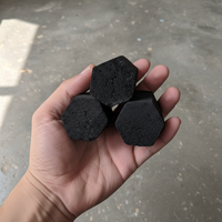 Charbon à chicha professionnel hexagonal, combustion propre, sans goût