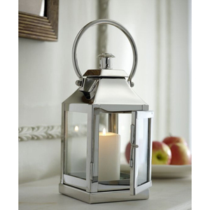 Farol Decorativo Antiguo de Acero Inoxidable y Vidrio para Iluminación del Hogar y Jardín, Faroles Decorativos en Oferta - Product Image 3