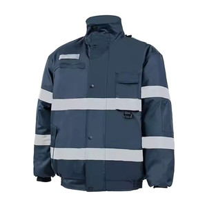 Road Safety <b>Jacket</b> High Visibility Work Wear Waterproof Reflective Winter Safety Men's <b>Jackets</b> - Product Image 1