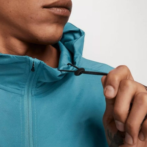Custom Men Hooded Lightweight Waterproof Breathable Windbreaker <b>Jacket</b> Full Zip Safari Style Outdoor Running Sports OEM ODM - Product Image 6
