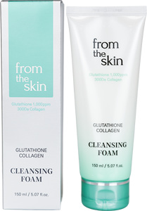 [FROM THE SKIN] โฟมล้างหน้ากลูตาไธโอนคอลลาเจน 150 มล. |   คลีนเซอร์ทำความสะอาดรูขุมขนเพื่อผิวกระจ่างใส |   โฟมล้างหน้าสูตรเกาหลี |   ทุกสภาพผิว - Product Image 5