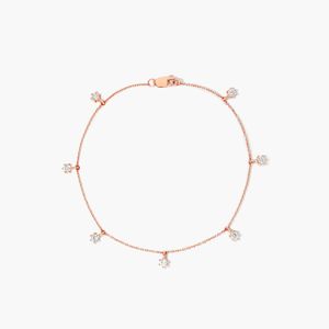 Pulsera Aura Dangle con diamantes cultivados en laboratorio en oro amarillo - Product Image 4