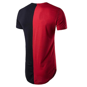 เสื้อยืดคอกลมแขนสั้นผ้าฝ้ายระบายอากาศได้ดี น้ำหนัก 220 กรัม สำหรับผู้ชาย ขายส่ง ปรับแต่งได้ เป็นมิตรกับสิ่งแวดล้อม สีพื้น ไซส์ใหญ่ สไตล์สตรีท - Product Image 2