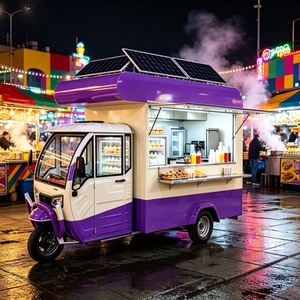 Chariot de restauration professionnel pour shawarma avec grill vertical et station de sauce à l'<span class=keywords><strong>ail</strong></span> pour la cuisine du Moyen-Orient - Product Image 3