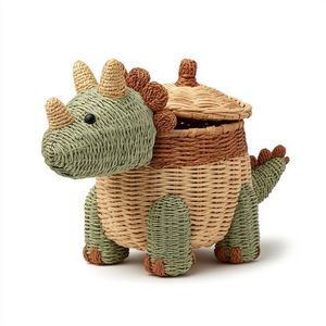 Handmade Natural Seagrass Woven Storage <b>Basket</b> Set Eco Friendly Laundry <b>Hamper</b> with Handles for Home Organization and Decor - Product Image 4