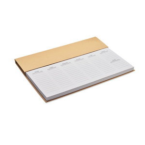 Calendario promozionale Versatile pianificatore da tavolo settimanale personalizzabile Memweek - Product Image 4