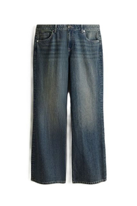 Jeans de Mezclilla de Cintura Alta y Pierna Ancha para Mujer, Pantalones Casuales de Algodón Lavado a la Piedra, Corte Holgado, Color Sólido, Estilo Primavera - Product Image 5