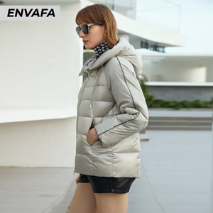 Wholesale Hooded Winter <b>Coat</b> Women Outwear Trend Jacket Short <b>Parkas</b> Padded Casual Fashion <b>Waterproof</b> Eco-Friendly High Quality - Product Image 3