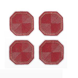 Luxury beaded embroidery <b>coasters</b> exquisite craftsmanship <b>table</b> accents for Restaurants Cafe Promotional Artisan Beaded <b>Coasters</b> - Product Image 1