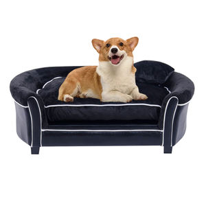 Cama para Perros y Gatos, Material de Madera y Esponja, Lista para el Invierno, Lavable a Mano, Uso en Interiores - Product Image 1