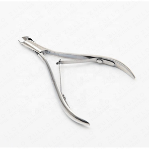 Pince à cuticules fine en acier inoxydable robuste, argentée, outil professionnel de podologie et de manucure, personnalisable OEM - Product Image 4