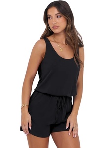 Mono Midi de cintura alta negro de verano de una pieza para mujer, entrenamiento de Yoga, Envío listo, transpirable, respetuoso con el medio ambiente, Control de barriga BD - Product Image 6