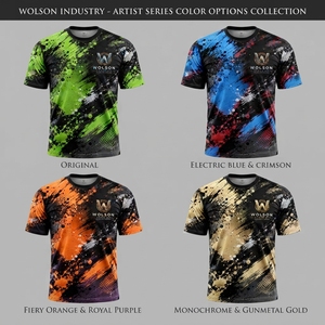 High Quality Premium Custom <b>Silk</b> Screen Printed 100% Polyester Eco-Friendly Anti-Wrinkle Breathable Lightweight T-<b>Shirt</b> <b>Men</b> - Product Image 4