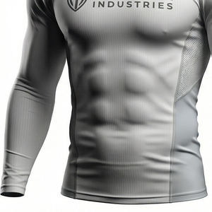 Camiseta de Compresión Titan Shield de Manga Larga para Hombre, para Gimnasio, Entrenamiento, Rendimiento Táctico, Transpirable, de Secado Rápido, Ecológica, MALUZA - Product Image 5