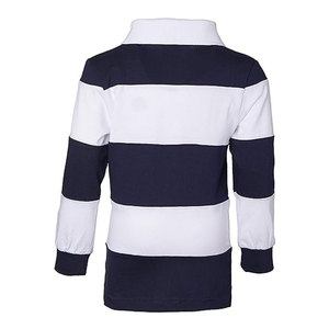 Nouveauté 2026 – Hauts de rugby décontractés unisexes à manches longues, color block, respirants et personnalisables – Vente en gros de haute qualité - Product Image 3