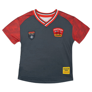 ชุดฟุตบอลแห้งเร็วสำหรับเด็กชายและเด็กหญิง เสื้อเจอร์ซีย์ฤดูร้อน อายุ 0-10 ปี กางเกงขาสั้น ชุดตาข่ายระบายอากาศแห้งเร็ว - Product Image 1