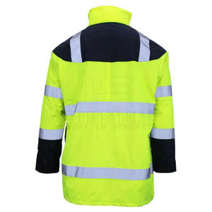 Ropa de trabajo de alta visibilidad para la construcción, seguridad y seguridad en el trabajo, chaqueta reflectante para hombre, suministro de fábrica. - Product Image 3
