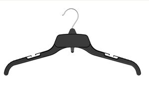 Ganchos de Plástico de Alta Calidad, 17 Unidades, PS PP Negro, Ecológicos, Ahorran Espacio, para Armario, Accesorios de Ropa, GS1 VICS - Product Image 5