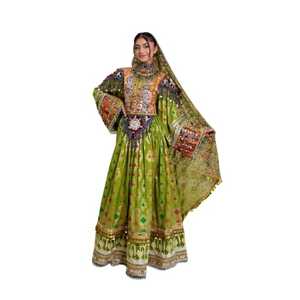 Vestidos Afganos de Moda 2026 para Mujer, Conjuntos de Vestidos Transpirables Multicolores Largos, Personalizados para Bodas - Product Image 1